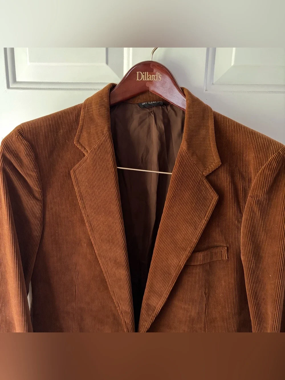 Corduroy Sport Coat in Rust Brown - Classic Men's Blazer